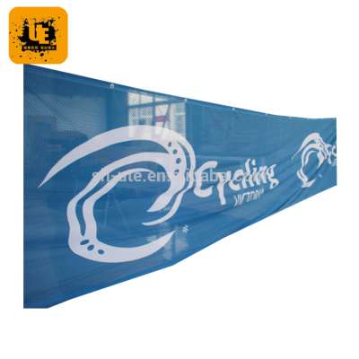 Mesh Banner Fabric Printing/perforated Flex Banner/full Color Cmyk Fence Mesh